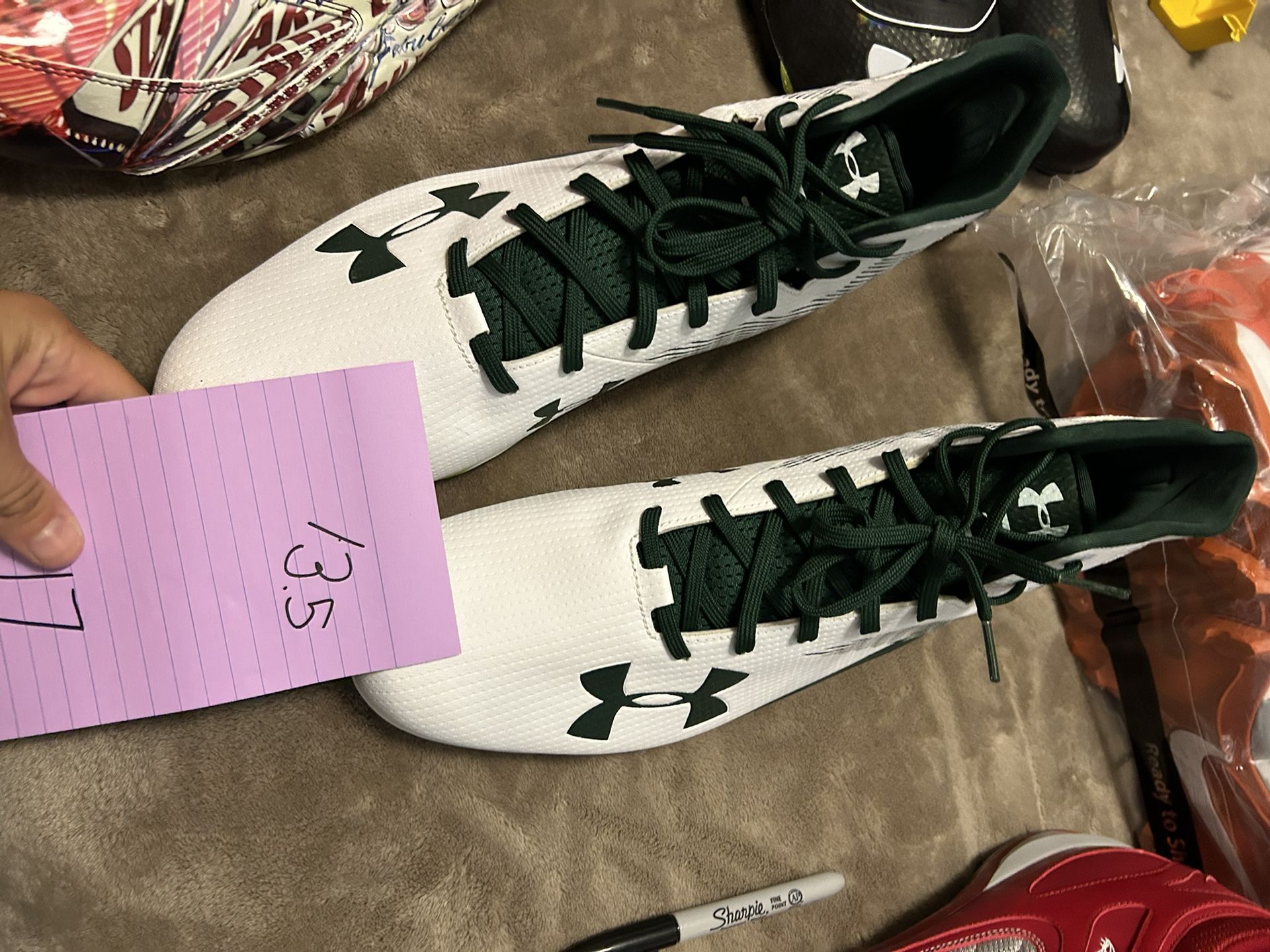 Size 13.5 Under Armour Football Cleats 
