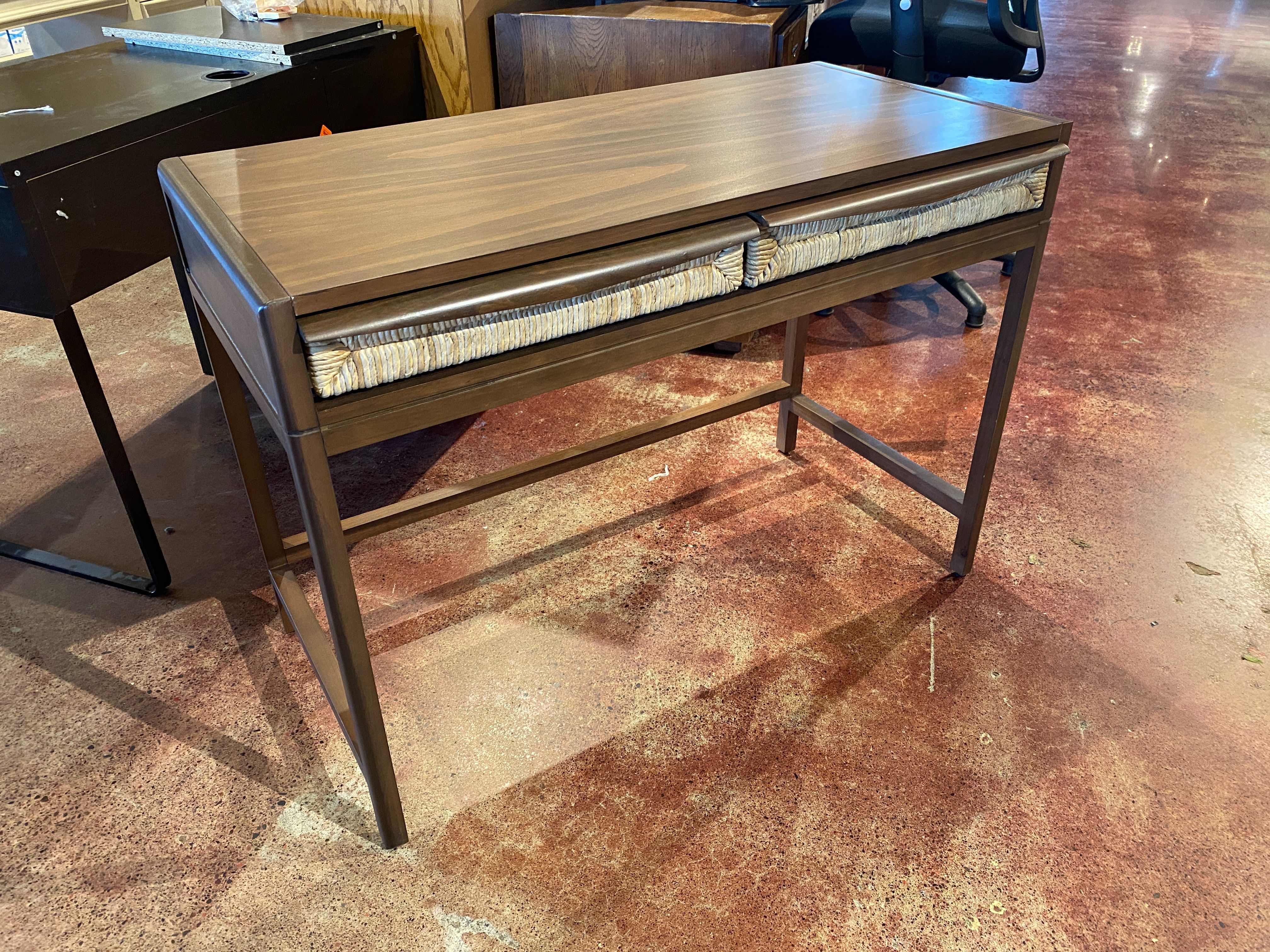THRESHOLD Withania Desk with Drawers in Brown