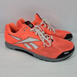 Reebok Crossfit Nano 2.0 Men's 12.5 Orange Mesh Athletic Cross Training Shoes