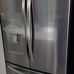 French Door Black-Stainless Cooling And Freezing With Warranty 