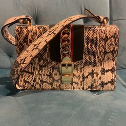 Authentic Gucci Sylvia Snakeskin Bag 