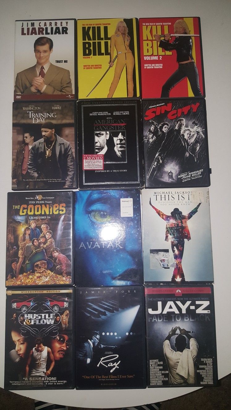 DVD's. All For $25