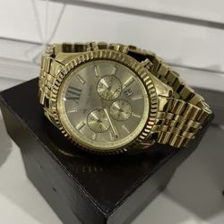 Michael Kors Men Gold Watch 