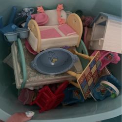 Tons Of Doll House Toys 