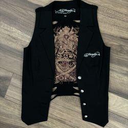 ED Hardy Black Vest