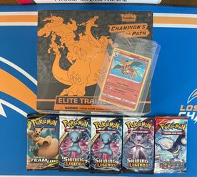 Pokémon cards SEALED team up, Shinning legends