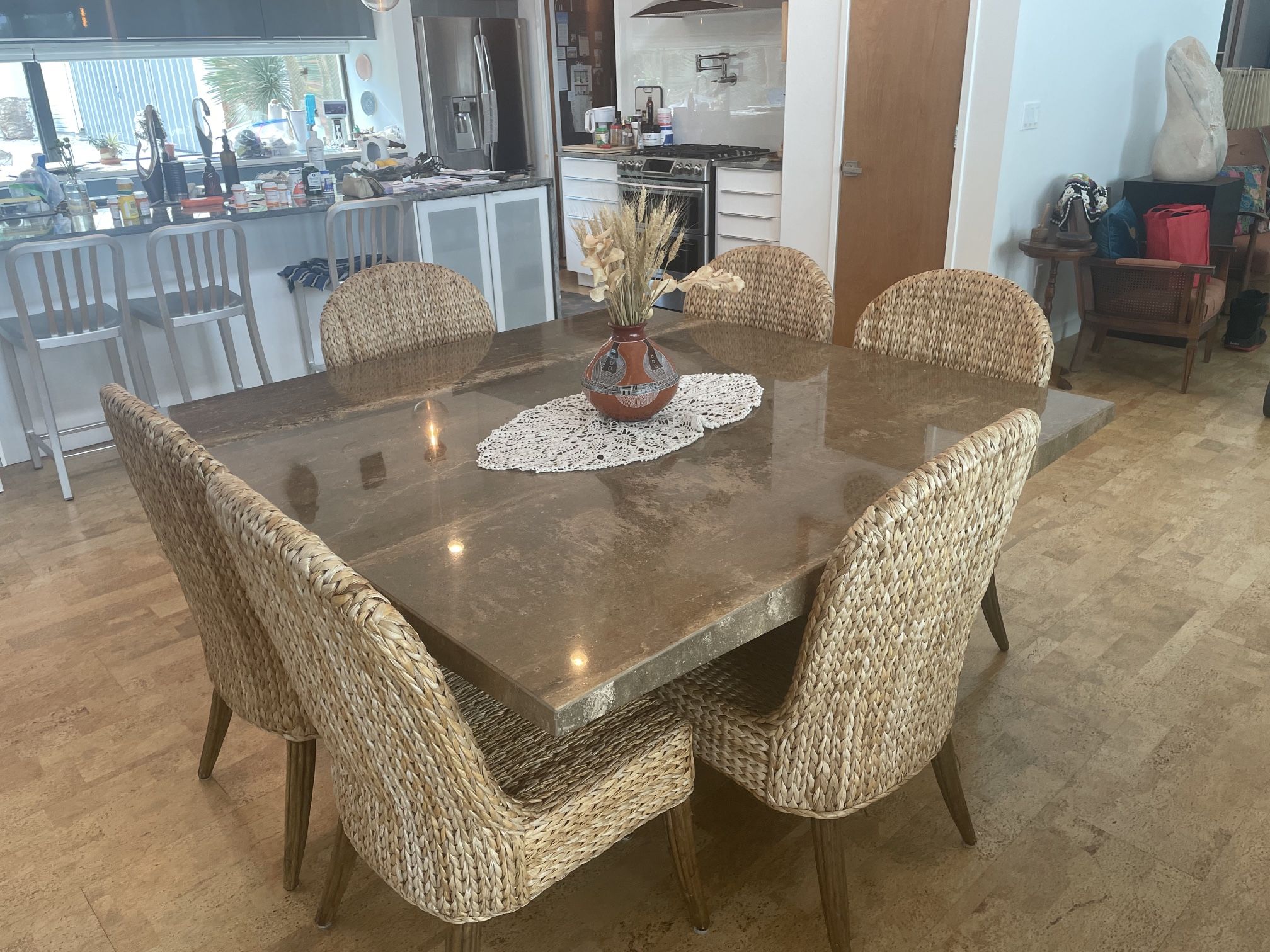 Beautiful Travertine Table