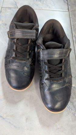 Black size 5 cleats with velcro