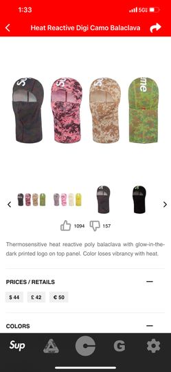 Supreme Balaclava Ski Mask (Money In Hand)