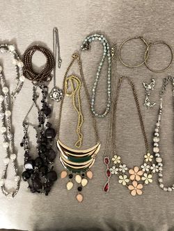 Necklaces, Pendants & Earrings. 