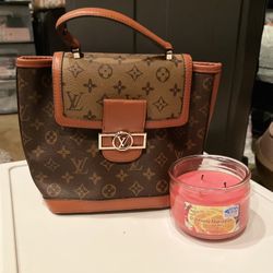 Brown Purse/Mini Backpack