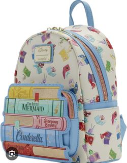 Loungefly Disney Princess Books Clarice Mini Backpack