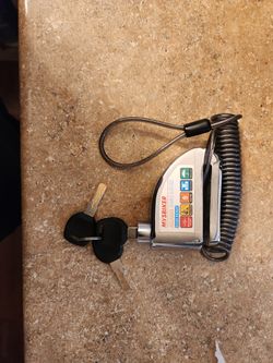 My S Biker, Alarm Disc Lock/ Silver Night