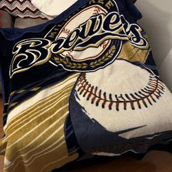 Brewers Plush blanket