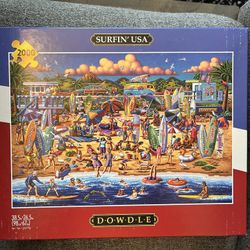 Dowdle: Surfin' USA 2000 Piece Puzzle