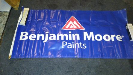 Benjamin Moore paint vinyl sign