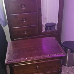 Amor, Night Stand, TV Stand, King Bedframe And Mattress