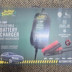 Battery Tender 4 Amp Selectable Battery Charger And Maintainer 