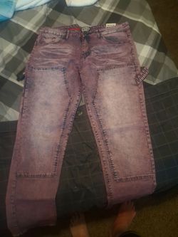 Rock Salt Acid Wash Carpenter Jeans