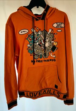 Makobi Love Kills No Fake Friends  Hoodie M