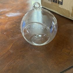 Hanging Clear Globes for Tea lights
