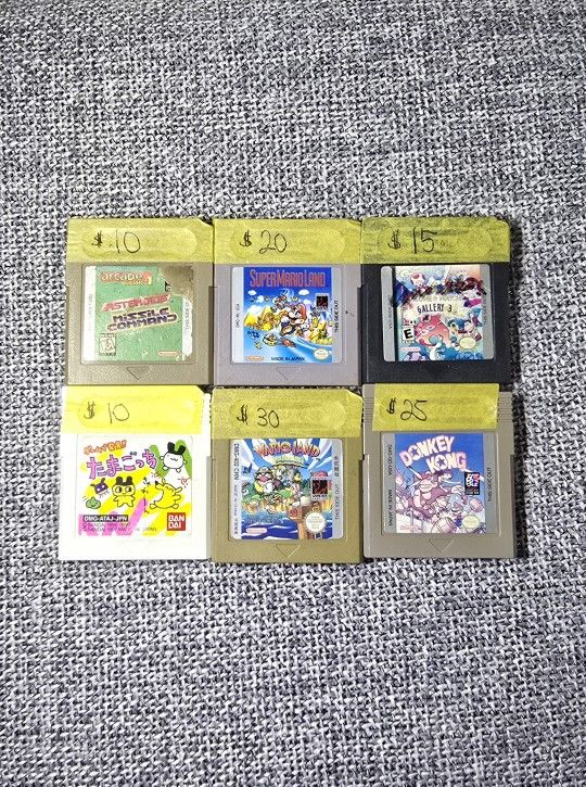 Gameboy Games Lot