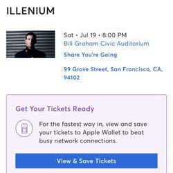 Selling (2) ILLENIUM 7/19