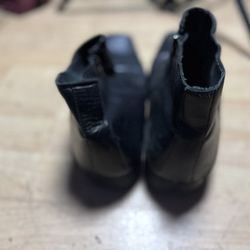 Black Leather Boots Size 10