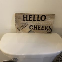 Cute Bathroom Sign 