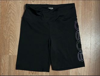Bebe Sport Black Biker Shorts Size M