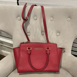Michael Kors Red Medium Size 