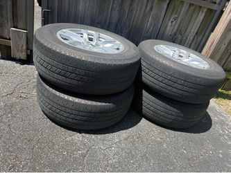 2023 Chevy Silverado OEM 18” Wheels & Tires – Set of 4