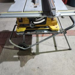 "10" RIGID TABLE SAW WITH WHEEL STAND