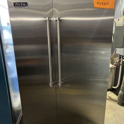 Viking Stainless Steel 48 Width Built In Refrigerator