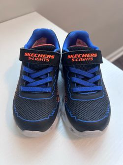 Size 9 toddlers Kids S-Lights Sketchers shoes Like New*