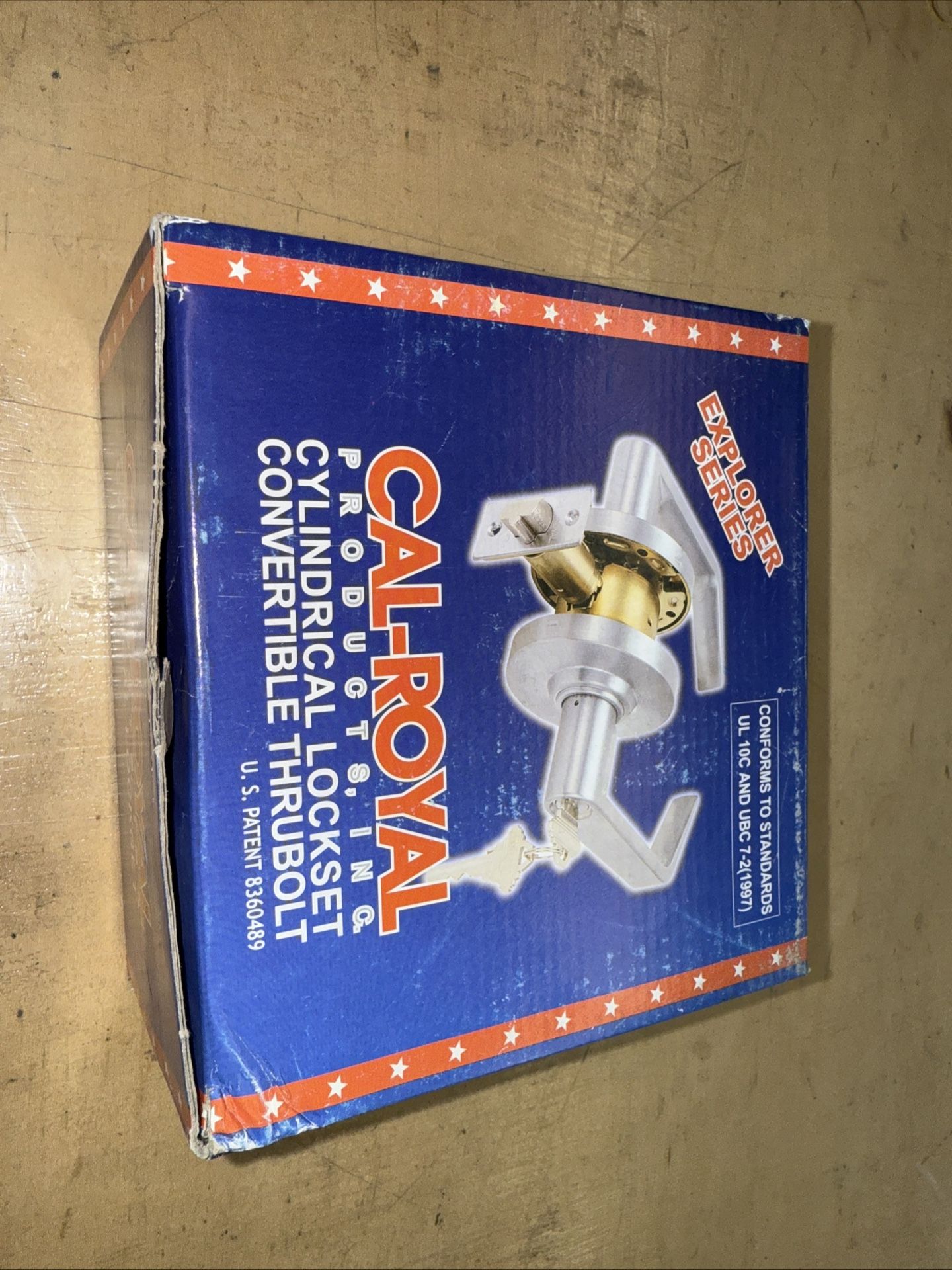 Cal-Royal XP30 US26D EXPLORER CYLINDRICAL LOCKSET Convertible Thrubolt BRAND NEW