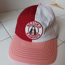 Demon Slayer anime Nezuko embroidered Strapback Hat. One size adult.