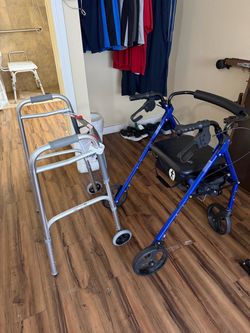 Walker plus walker with wheels