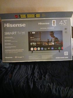 Barely Used 43' Hisense Smart TV.