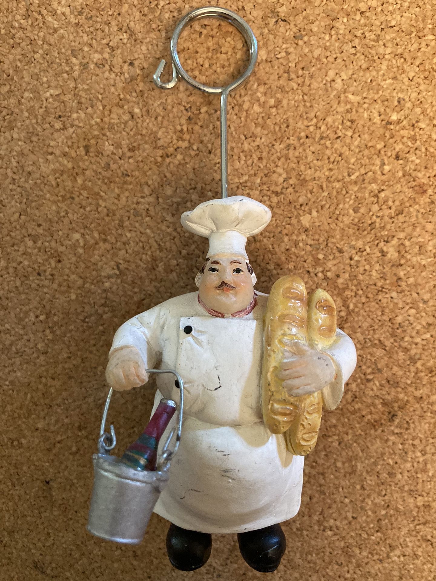 Chef Hat Mini Figurine Statue 5” Kitchen Art Decor Food Figurine Sculpture