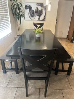 Dining set for 6 /comedor para 6 personas