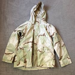 Military Parka Cold Weather Desert Camo Jacket Mens Extra Large Regular Hooded