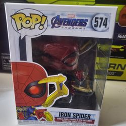 Funko Pop! Marvel Iron Spider w/ Nano Gauntlet #574