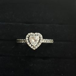 Pandora Elevated Heart Ring