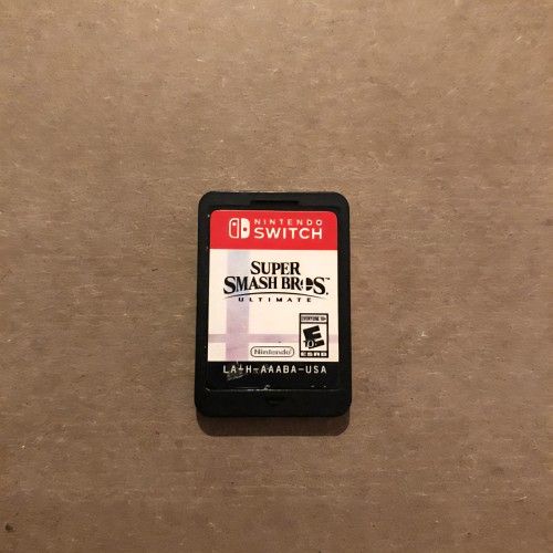 SUPER SMASH BROS ULTIMATE NINTENDO SWITCH LIKE NEW CART ONLY