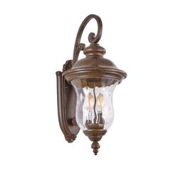 Large 23.2 Inch Outdoor Wall Sconce Weatherproof 2-Light Exterior Coach Light with Rustic Vintage Design Fixture in a Bronze Finish for House and Gara