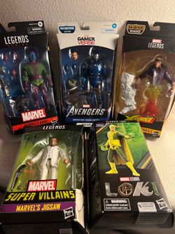 Marvel Legends Lot | Kang, Classic Loki, Iron Man Atmosphere Armor, Jigsaw & X-Force Jason Wyngarde | NIB