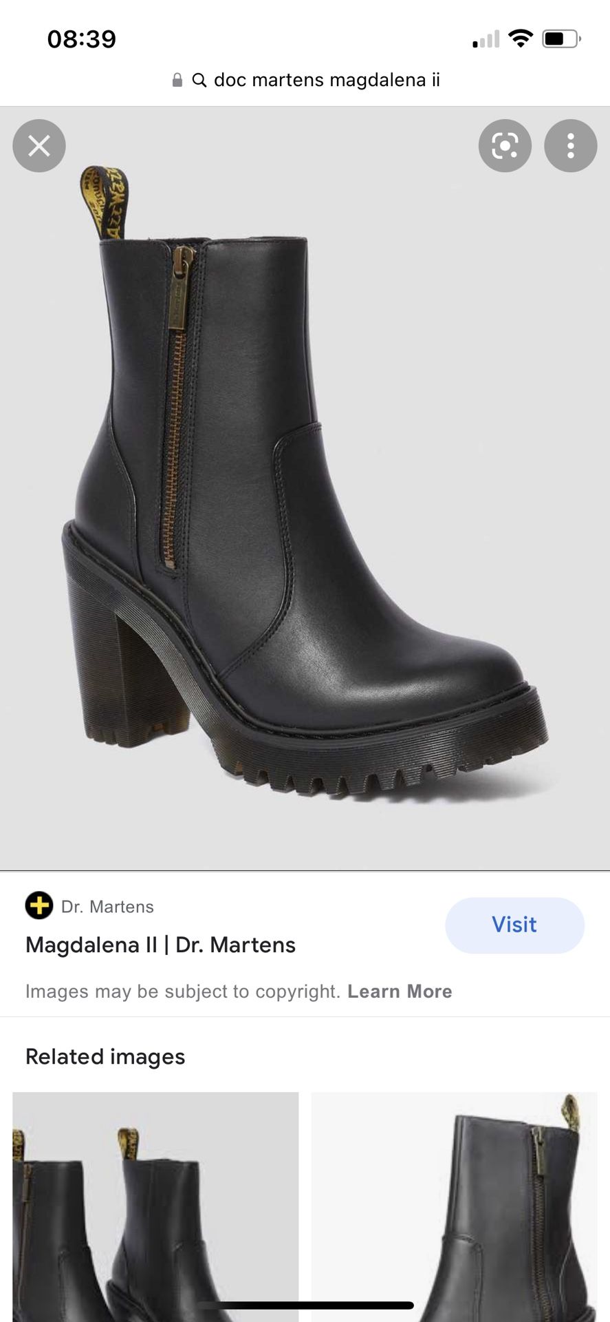 DR MARTENS MAGDALENA II BOOTS