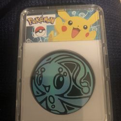 Pokemon Encapsulated Holo Foil Coin