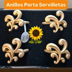 Anillos Porta Servilletas $20.00 Princess House  Ventas Finales